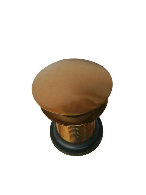 2021 new brushed Nickel Brushed stainless steel Pop Up Waste Plug 40 mm NO Overflow - RnR Galore