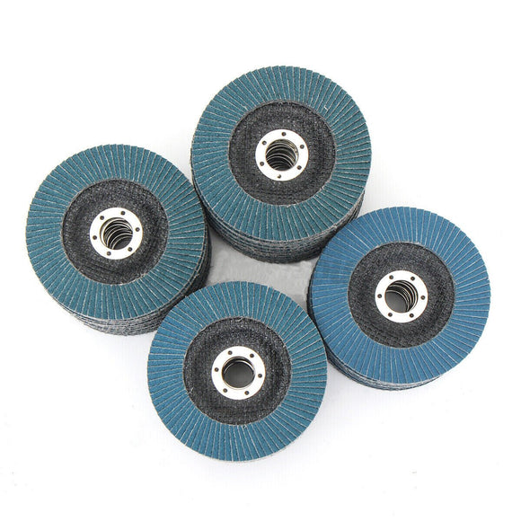 20PCS 5" 125MM Angle Grinder Flap Sanding Disc 120 Grit Grinding Wheel - RnR Galore