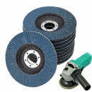 20PCS 5" 125MM Angle Grinder Flap Sanding Disc 120 Grit Grinding Wheel - RnR Galore