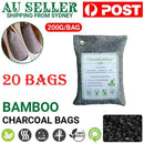 20PCS Air Purifying Bags Activated Bamboo Charcoal Freshener for Car Home Shoes 200g - RnR Galore
