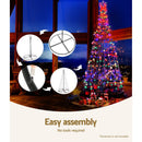 2.1M Christmas Tree 264 LED Solar Jingle Jollys - RnR Galore