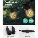 23m LED Festoon String Lights Christmas Decorations Wedding Party Outdoor Garden - RnR Galore