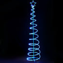 2.4M Christmas Tree LED Solar Motif Lights Jingle Jollys - RnR Galore