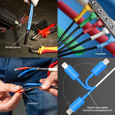 2m Polyolefin Shrink Tube 5/16" (8mm) 2:1 Ratio Heat Shrink Tubing Sleeving Wrap Shrinking - RnR Galore