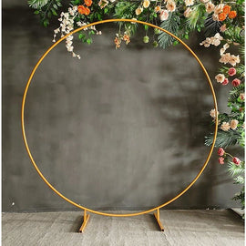2M Wedding Hoop Round Circle Arch Backdrop Flower Display Stand Frame Background - RnR Galore