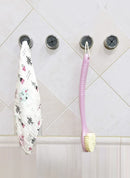3 Pack Self Adhesive Round Towel Hooks for Kitchen and Bathroom - RnR Galore
