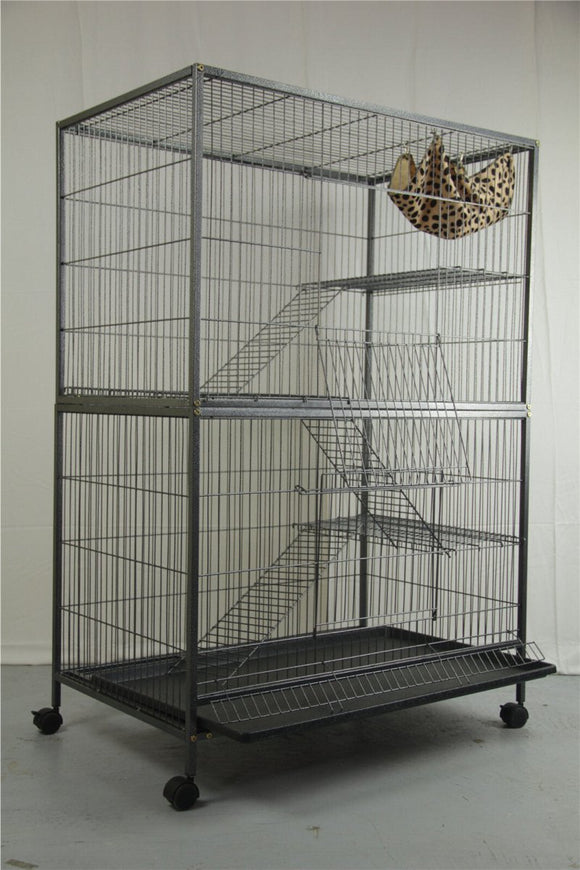 3 X Platforms & 3 X Ladders For 140 cm Ferret Parrot Cat Bird Cage - RnR Galore