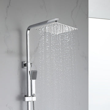 300mm Shower Head Square 304SS Polished Chrome Finish - RnR Galore