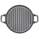 30cm Round Cast Iron Griddle Plate, BBQ Pan Cooking Griddle Grill for StoveF, Oven - RnR Galore