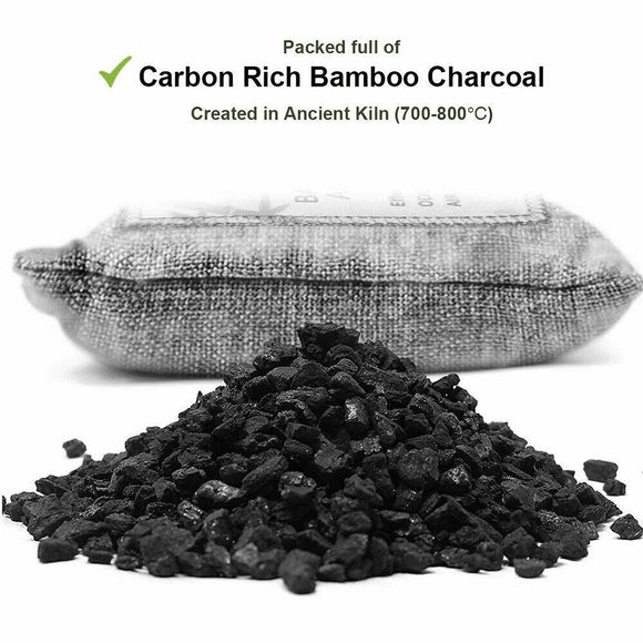 30PCS Air Purifying Bags Activated Bamboo Charcoal Freshener for Car Home Shoes 200g - RnR Galore