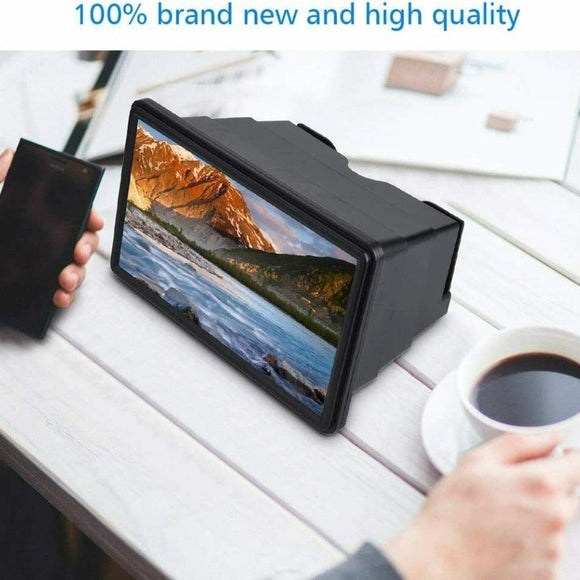 3D Mobile Phone Screen Magnifier 12" HD Video Amplifier for Smartphone Stand - RnR Galore