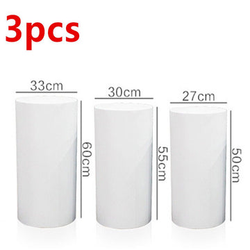 3PCS Display Stand Round Cylinder Pedestal w/ Balloon Set + LED Strip Wedding AU - RnR Galore
