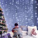 3X6M Christmas Lights Curtain Light Cool White 600 LED Jingle Jollys - RnR Galore