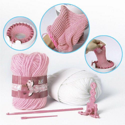 48 Needles DIY Knitting Machine Weaving Swift Yarn Fiber String Ball Wool Winder - RnR Galore