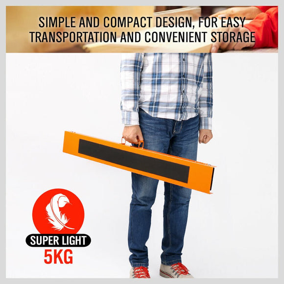 4Pc Mastercraft Sawhorse Metal Folding Non - slip Surface Saw Horse 120KG Capacity - RnR Galore