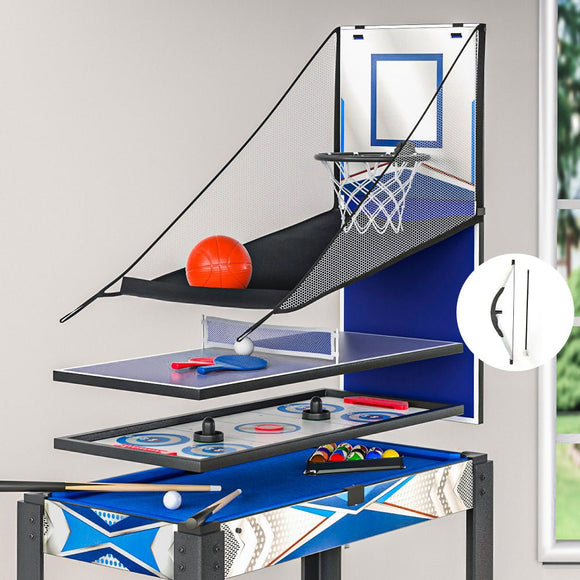 5 - In - 1 Game Table Pool Table Tennis Air Hockey Basketball Arcade Gift - RnR Galore