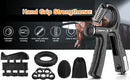 5 Pack Adjustable Resistance Hand Gripper Exerciser Workout Kit - RnR Galore