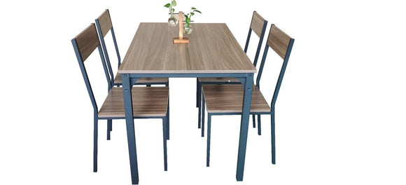 5 Piece Kitchen Dining Room Table and Chairs Set Furniture - RnR Galore