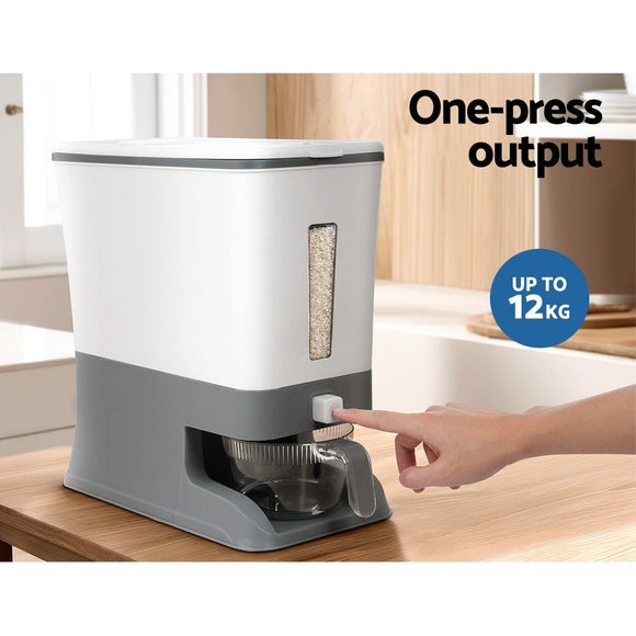 5 - Star Chef Cereal Dispenser Rice Container 12KG - RnR Galore