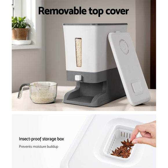 5 - Star Chef Cereal Dispenser Rice Container 12KG - RnR Galore