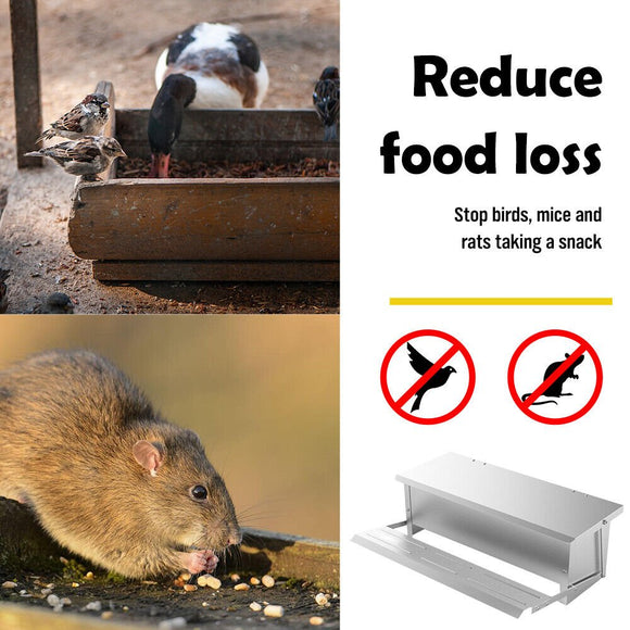 5KG 7.5L Garden Farm Automatic Food Storage Box Stand Chicken Feeder Poultry AU - RnR Galore