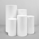5PCS Round Plinth Cylinder Display Stand Pedestal Wedding Party Shop Display AU - RnR Galore