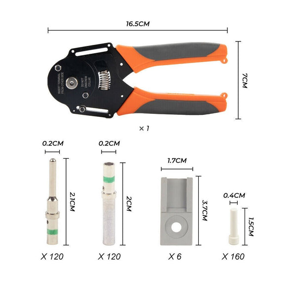 600PCS Deutsch DT Connector Plug Kit With Genuine Deutsch Crimp Tool Auto Marine - RnR Galore