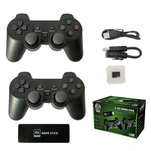 64G 15000+ Retro Classic Video Game Console Stick+2 Wireless Controller HDMI TV - RnR Galore