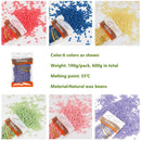 6x100g Hard Wax Beans Remover With 20 Wooden Sticks - RnR Galore