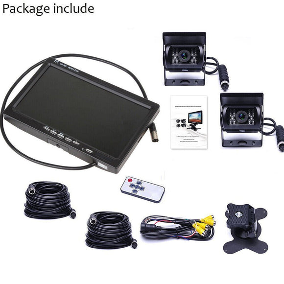 7'' Waterproof Monitor Reversing Kit For Truck Caravan - RnR Galore