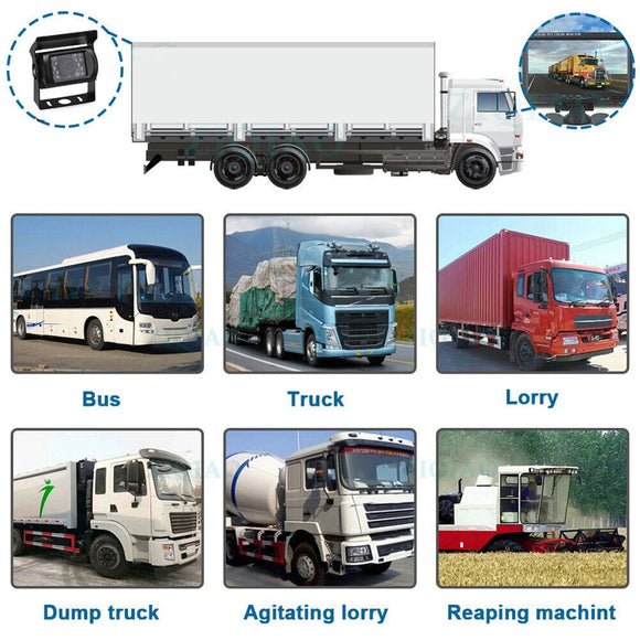 7'' Waterproof Monitor Reversing Kit For Truck Caravan - RnR Galore