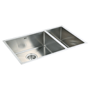 715x440mm Handmade Stainless Steel Undermount / Topmount Kitchen Sink with Waste - RnR Galore