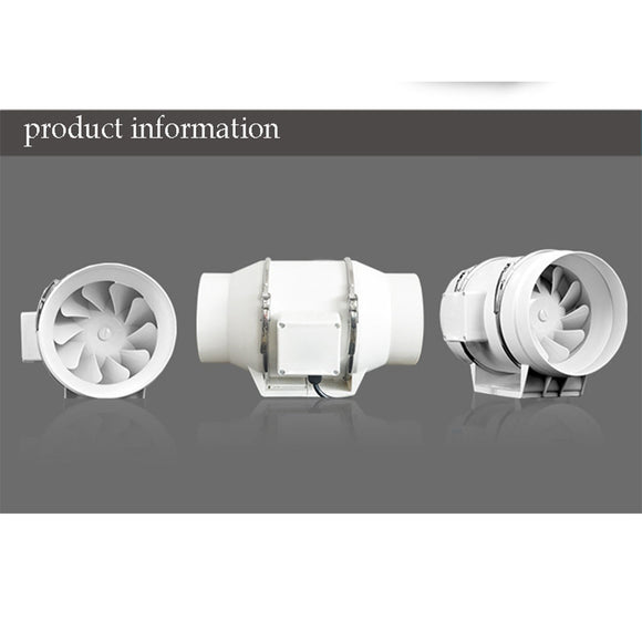 8inch Extractor Fan Duct Hydroponic Inline Exhaust Vent Industrial - RnR Galore