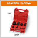 8Pc Impact Socket Reducer Set Heavy Duty Adaptor For Ratchet Wrench With Case - RnR Galore