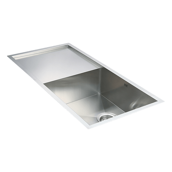 960x450mm Handmade Stainless Steel Undermount / Topmount Kitchen Sink with Waste - RnR Galore