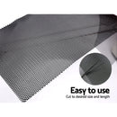 Gardeon Gutter Guard Aluminium Mesh 60M 100x20cm Black-5