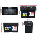 Giantz AGM Battery Box 12v XL Deep Cycle Portable Solar Caravan Camping-2