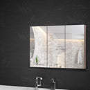 Cefito Bathroom Mirror Cabinet 900x720mm Oak-7