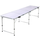 Weisshorn Folding Camping Table 240CM Portable Outdoor Picnic BBQ Aluminium Desk-1