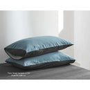 Cosy Club Cotton Bed Sheets Set Blue Grey Cover Single-4