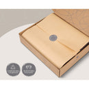 Cosy Club Cotton Bed Sheets Set Red Beige Cover Single-7