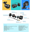 UL-tech CCTV Security System 8CH DVR 4 Cameras 1080p-6