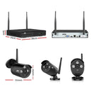 UL-tech Wireless CCTV Security System 8CH NVR 3MP 4 Bullet Cameras 2TB-2