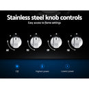 Devanti Gas Cooktop 60cm 4 Burner Black-5