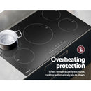 Devanti Induction Cooktop 90cm Electric Cooker-7