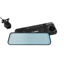 UL-tech Dash Camera 1080P 9.66" Front and Rear View Cam Car DVR Reverse Recorder-1