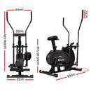 Everfit Exercise Bike 4 in 1 Elliptical Cross Trainer Home Gym Indoor Cardio-2
