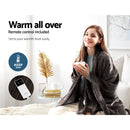 Giselle Bedding Electric Throw Blanket - Chocolate-4