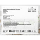 Giselle Bedding Electric Throw Rug Flannel Snuggle Blanket Washable Heated Grey and White Checkered-6