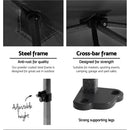 Instahut Gazebo 3x6 Pop Up Marquee Folding Tent Wedding Gazebos Camping Outdoor Shade Canopy Black-4